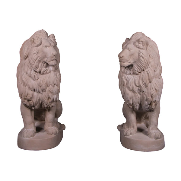 Sitting Lions (set of 2)
