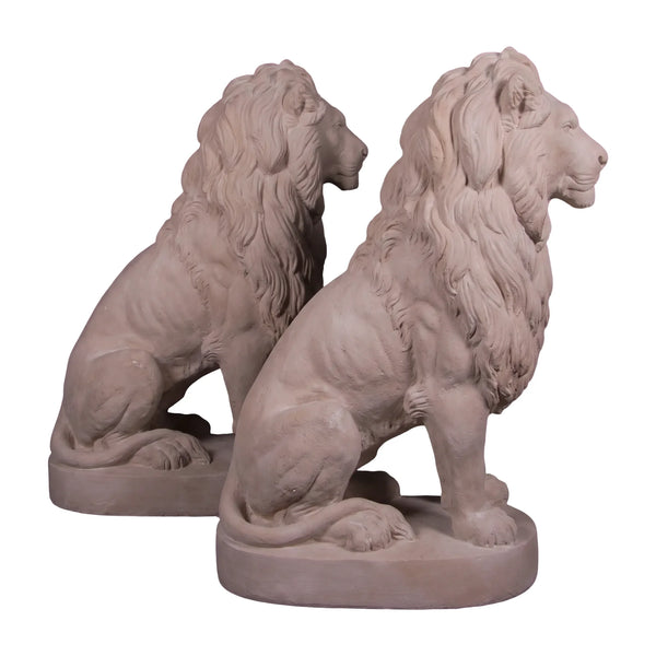 Sitting Lions (set of 2)