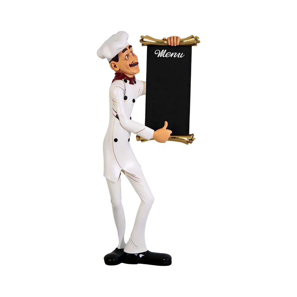 Skinny Chef With Menu
