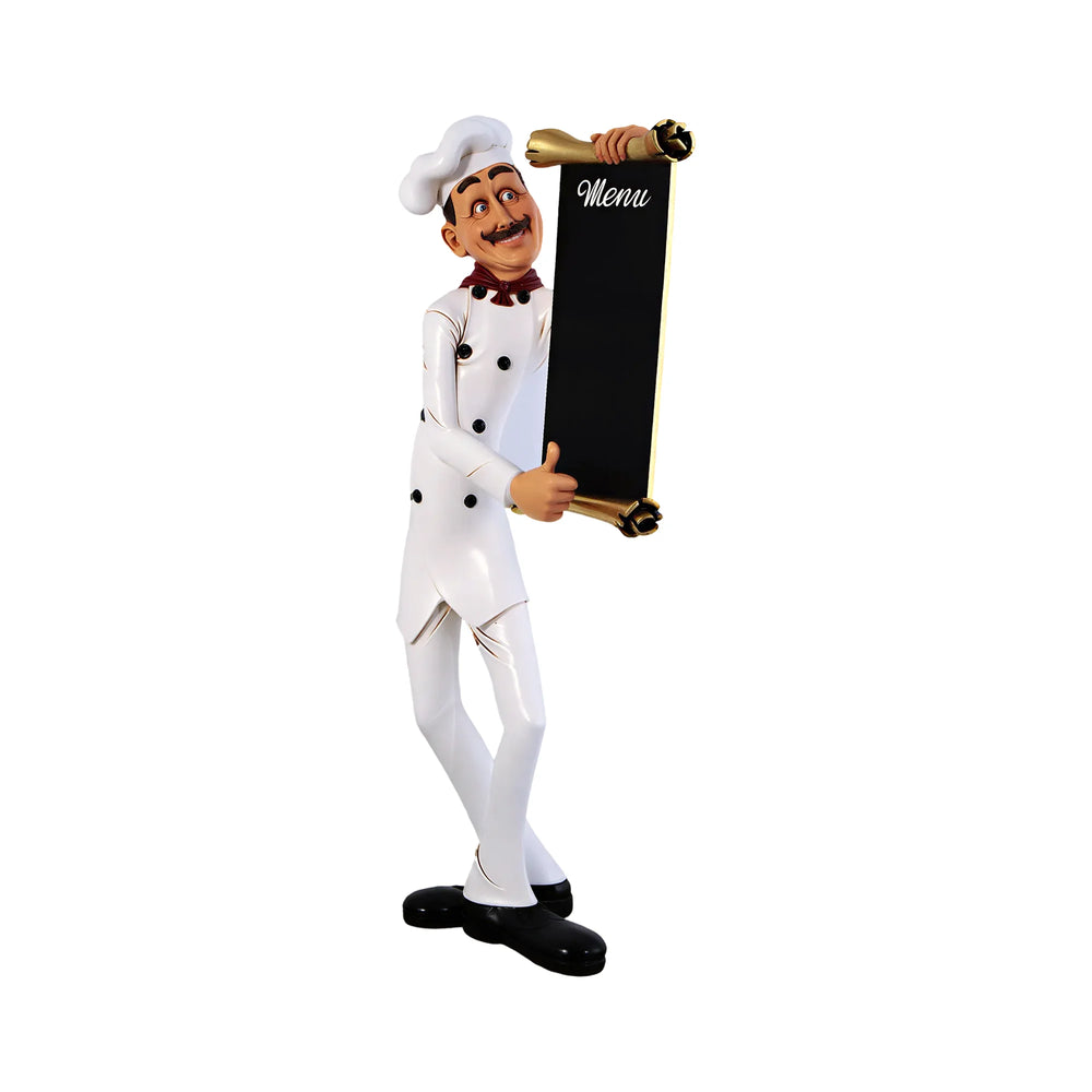 Skinny Chef With Menu