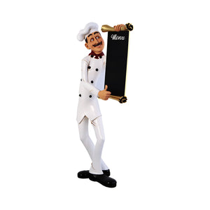 Skinny Chef With Menu