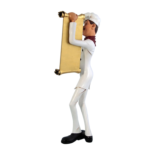 Skinny Chef With Menu