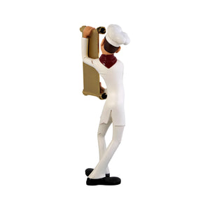 Skinny Chef With Menu