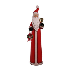 Skinny Santa W/ Bell & Wreath