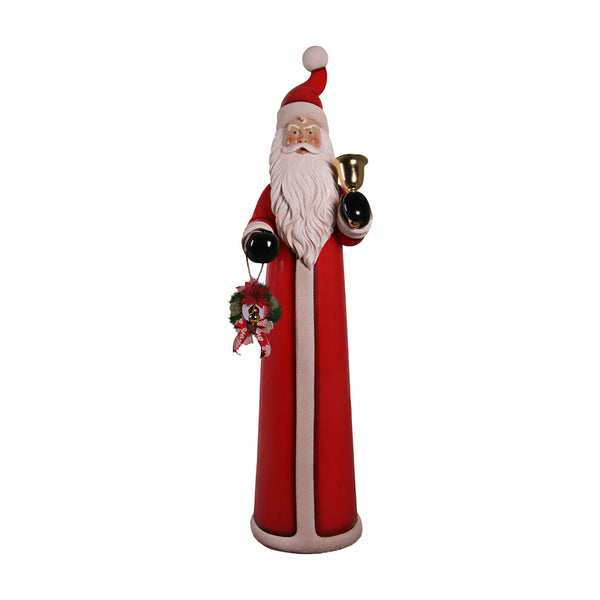 Skinny Santa W/ Bell & Wreath
