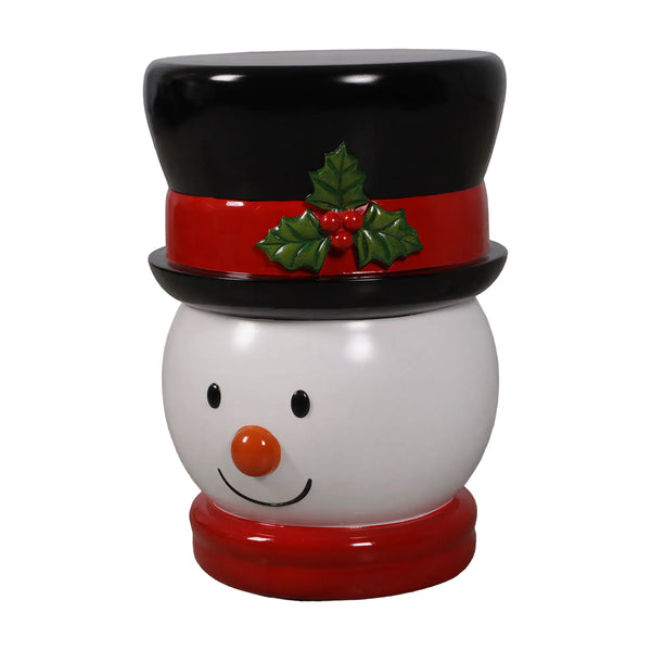 Snowman Stool 17"H