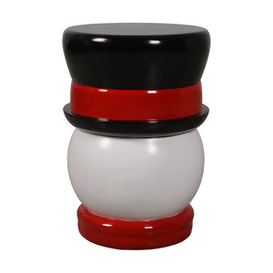 Snowman Stool 17"H