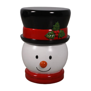 Snowman Stool 17"H