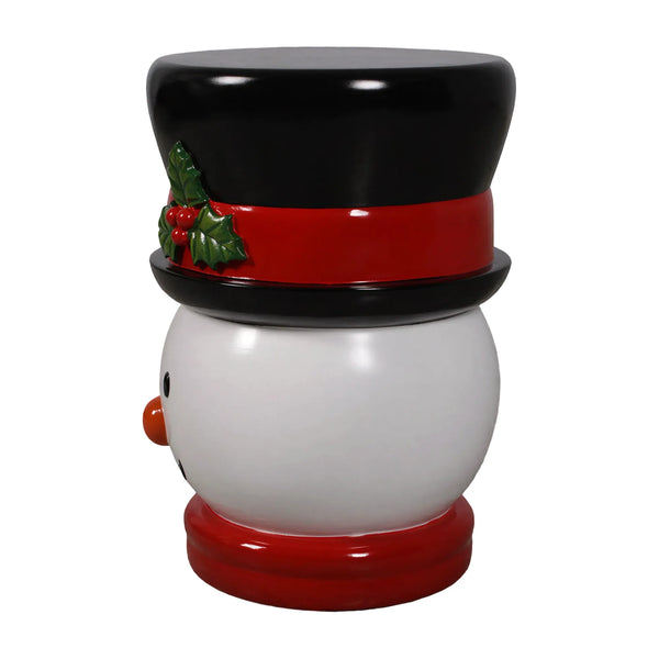 Snowman Stool 17"H