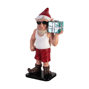 Sunny Elf With Gift 2Ft