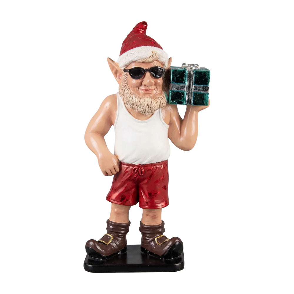 Sunny Elf With Gift 2Ft