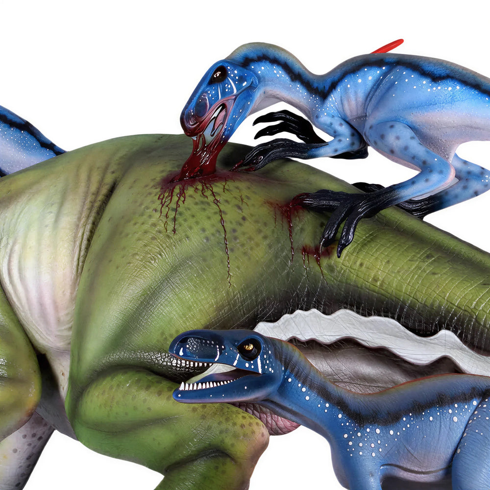 Tenontosaurus Under Attack (Aps) (Not In Aus)