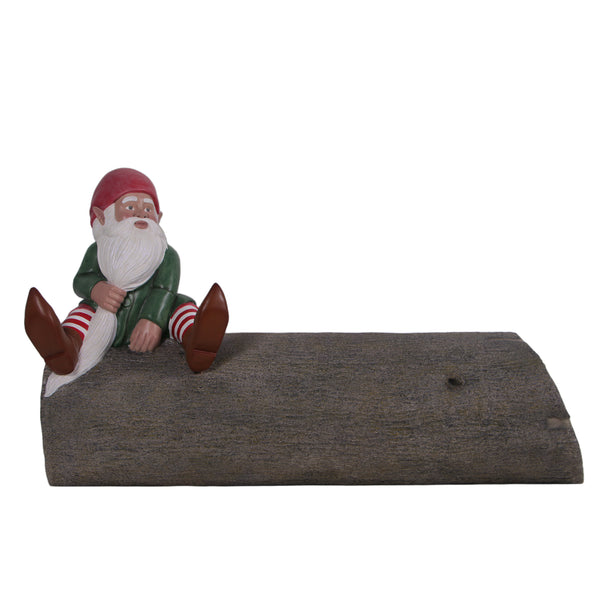 Tree Trunk With Gnome