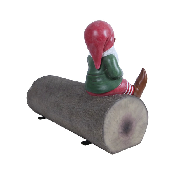 Tree Trunk With Gnome