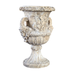 Urn With Angel Scenery