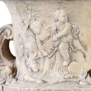 Urn With Angel Scenery