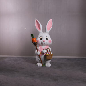 Easter Bunny 5ft. w/ Carrot Scepter