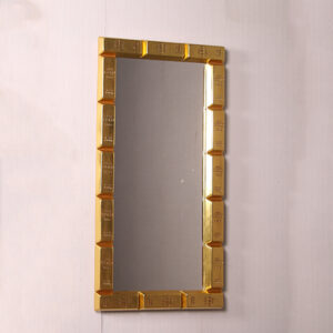 Rectangular Mirror Gold Bar